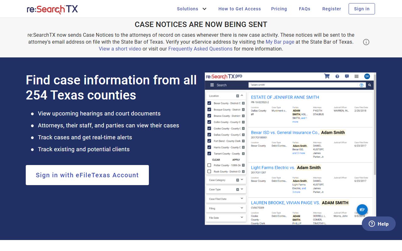 Ward County court records after jail arrest reSearchTX portal